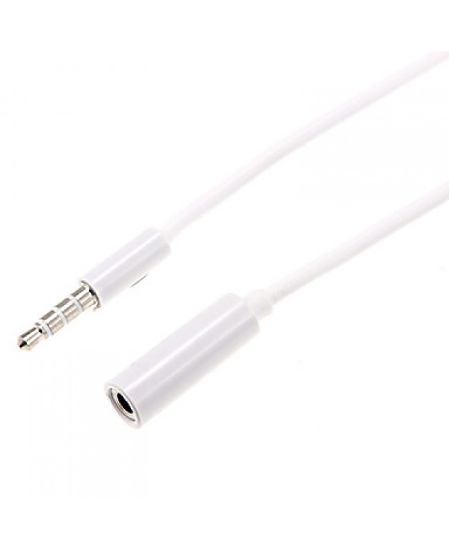 1m 3.28FT Audio 3.5mm Male to Audio 3.5mm Female Stereo Earphone Cable