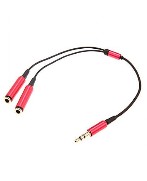 0.2m 0.656FT One Audio 3.5mm Male to Two Audio 3.5...