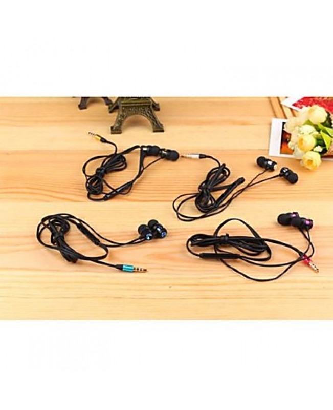  -JL701 3.5mm Noise-Cancelling With Mike Volume Control in-ear Earphone for and Other Phones(Assorted Colors)