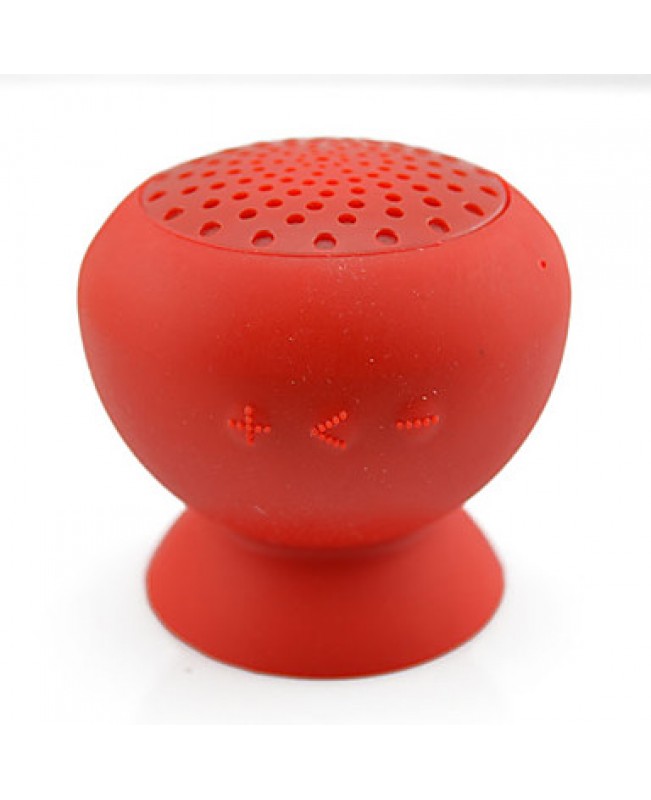 Adsorption Type Waterproof Wireless Bluetooth Speaker Attractive Appearance Multifunction Mini Mushroom (Assorted Colors)