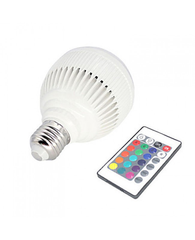 Acoustic Bass Wireless Remote Control Bluetooth LED Speaker Light Bulb 